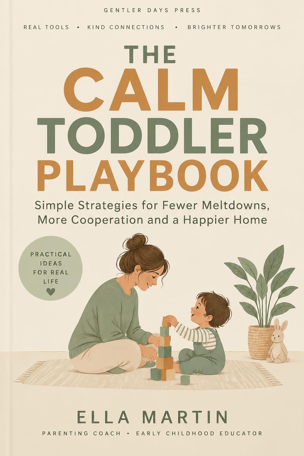 Parenting sample book cover: The Calm Toddler Playbook